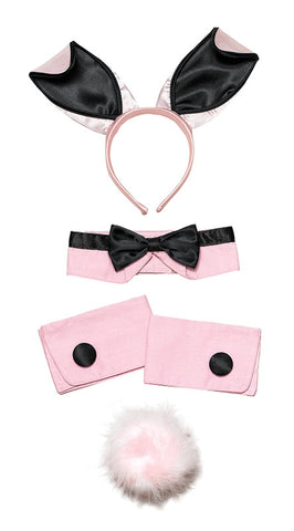 Black & Pink Bunny Girl Set
