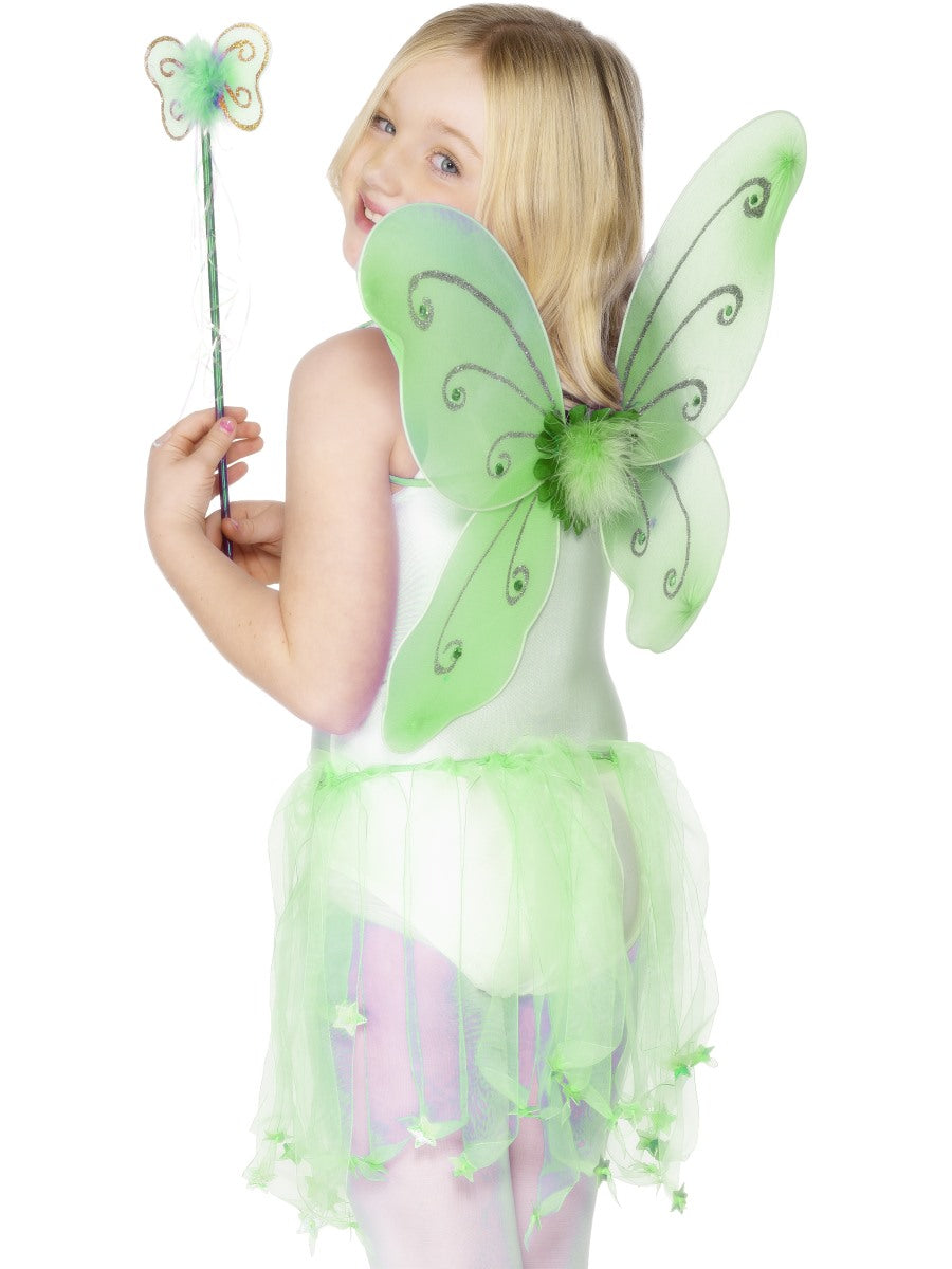 Butterfly Wings & Wand Green