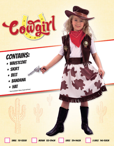 Cowprint Cowgirl Costume