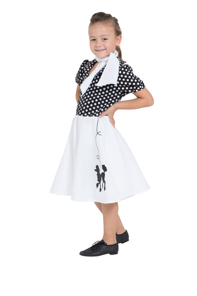 Child's Black Poodle Dress Costume