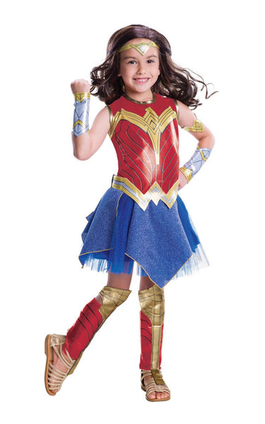Child's Deluxe Wonder Woman Costume - Justice League