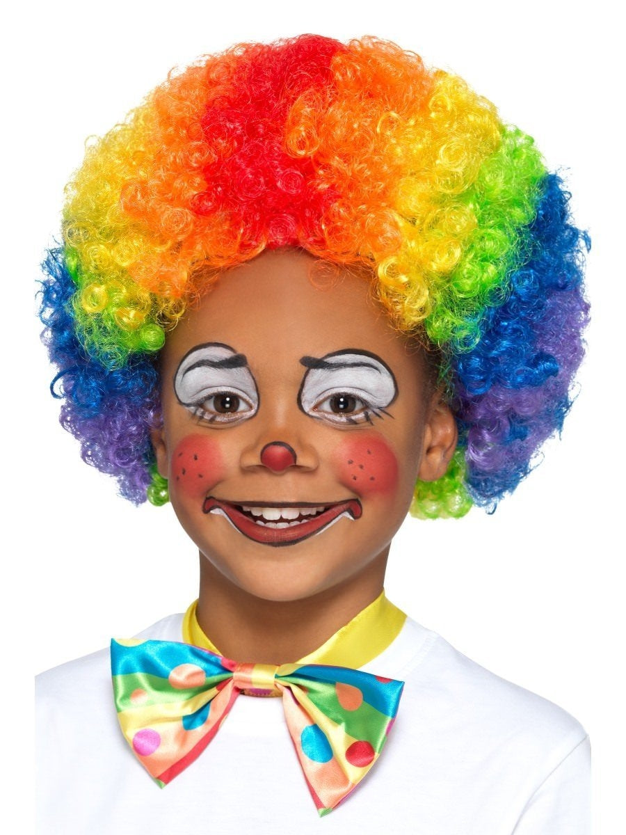 Children's Rainbow Clown Wig