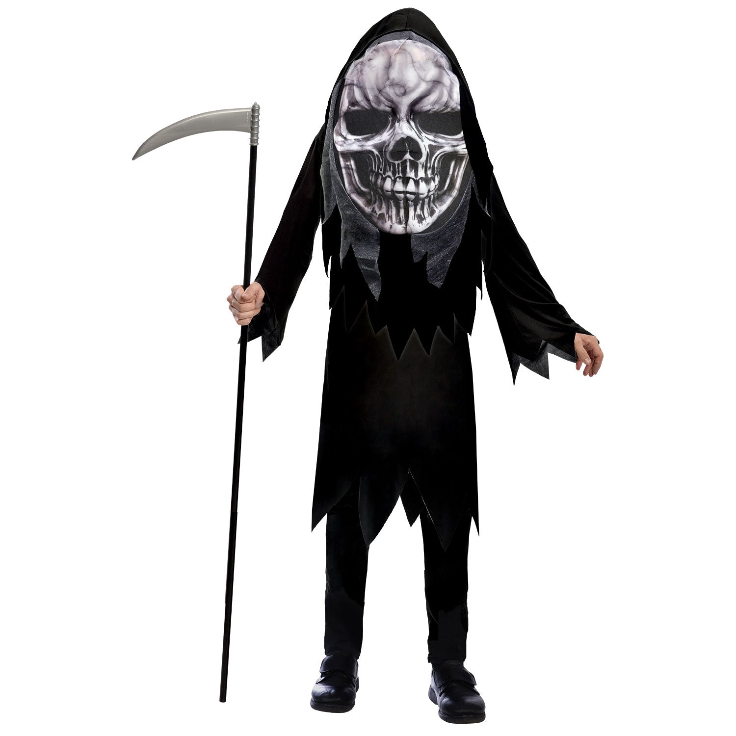 Child's Big Head Grim Reaper Costume