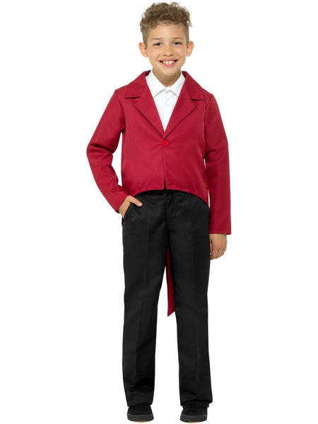 Unisex Children's Red Tailcoat