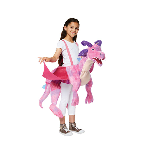 Child's Ride On Pink Dragon Costume