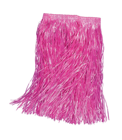 Child's Neon Pink Grass Skirt