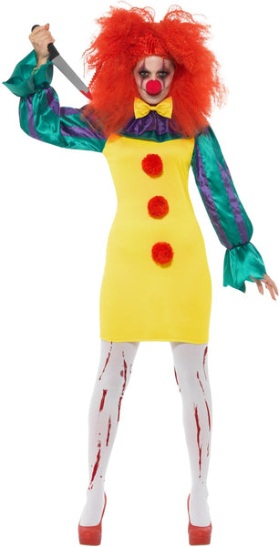 Classic Horror Clown Lady Costume