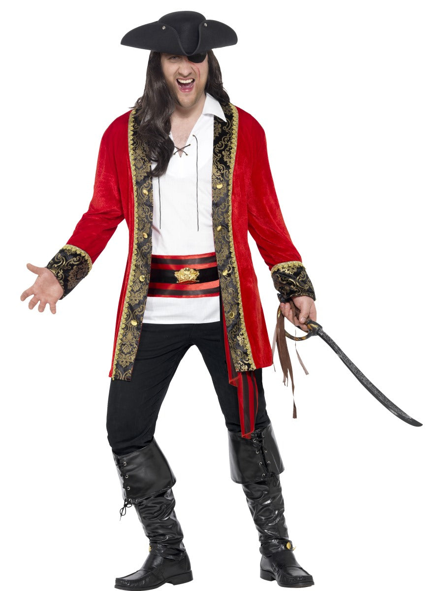 Curves Pirate Captain Costume