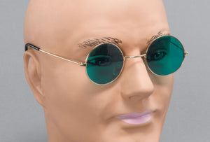 Dark Green Lennon Glasses