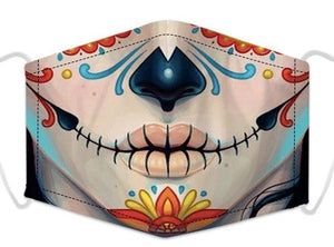 Adult's Day of the Dead Reusable Face Mask