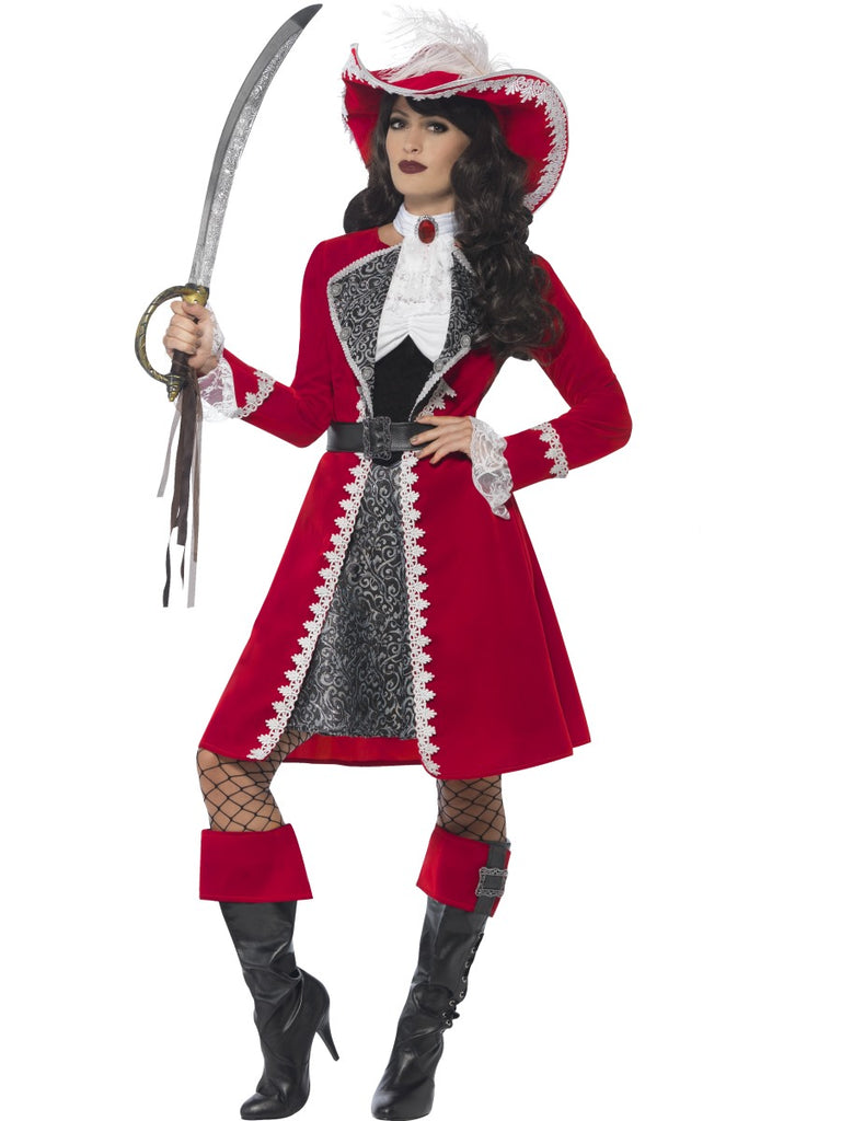 Deluxe Authentic Lady Captain Costume – Midlands Fancy Dress Redditch