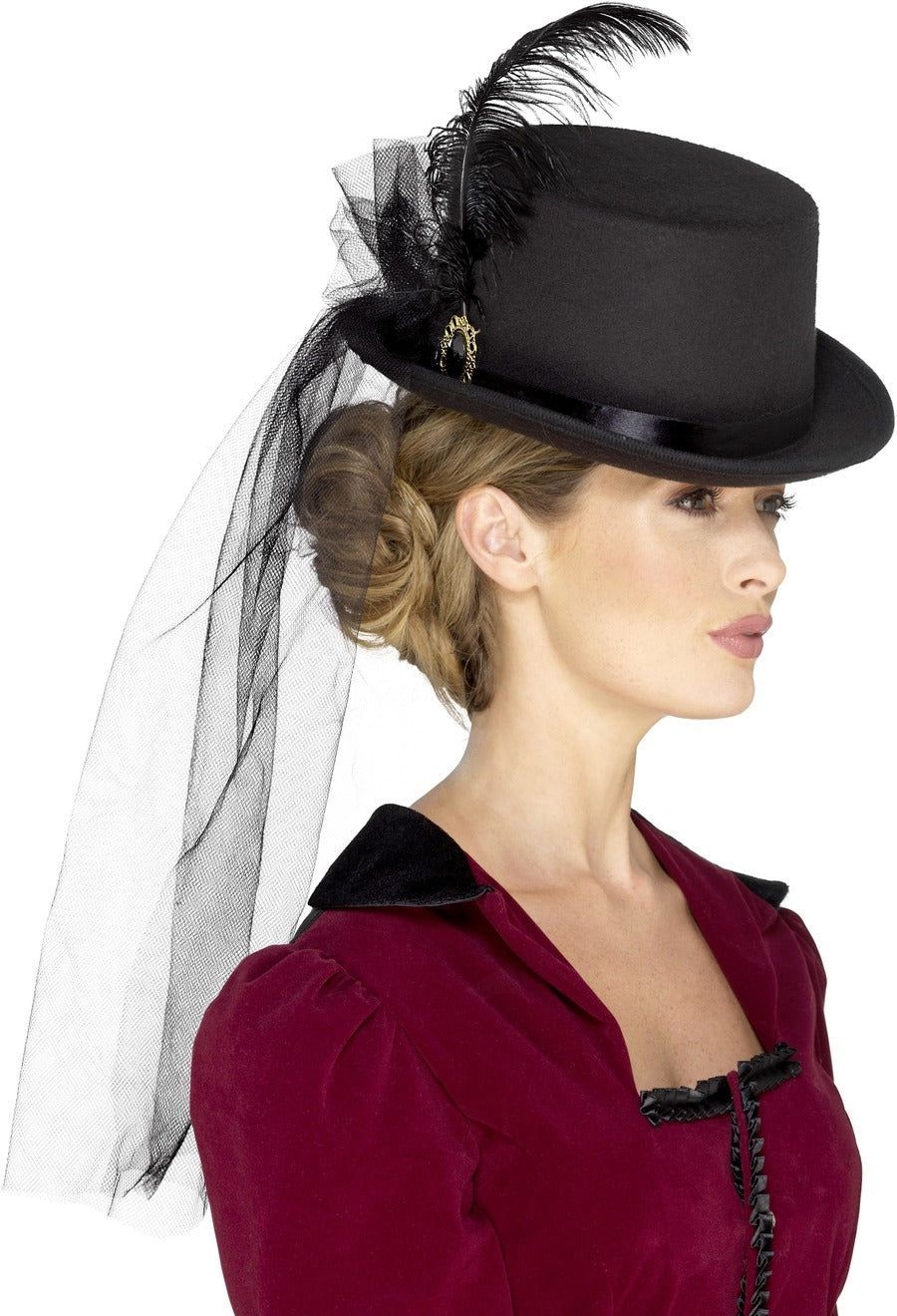 Deluxe Victorian Ladies Top Hat