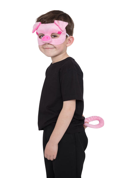 Pig Mask & Tail Set