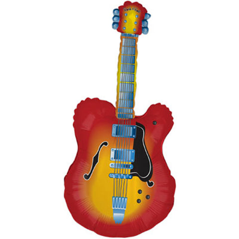 43 Inch Electric Guitar Supershape Foil Balloon