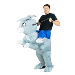 Inflatable Ride-On Giant Rabbit Costume