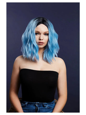 Fever Cara Two-Tone Baby Blue Wig