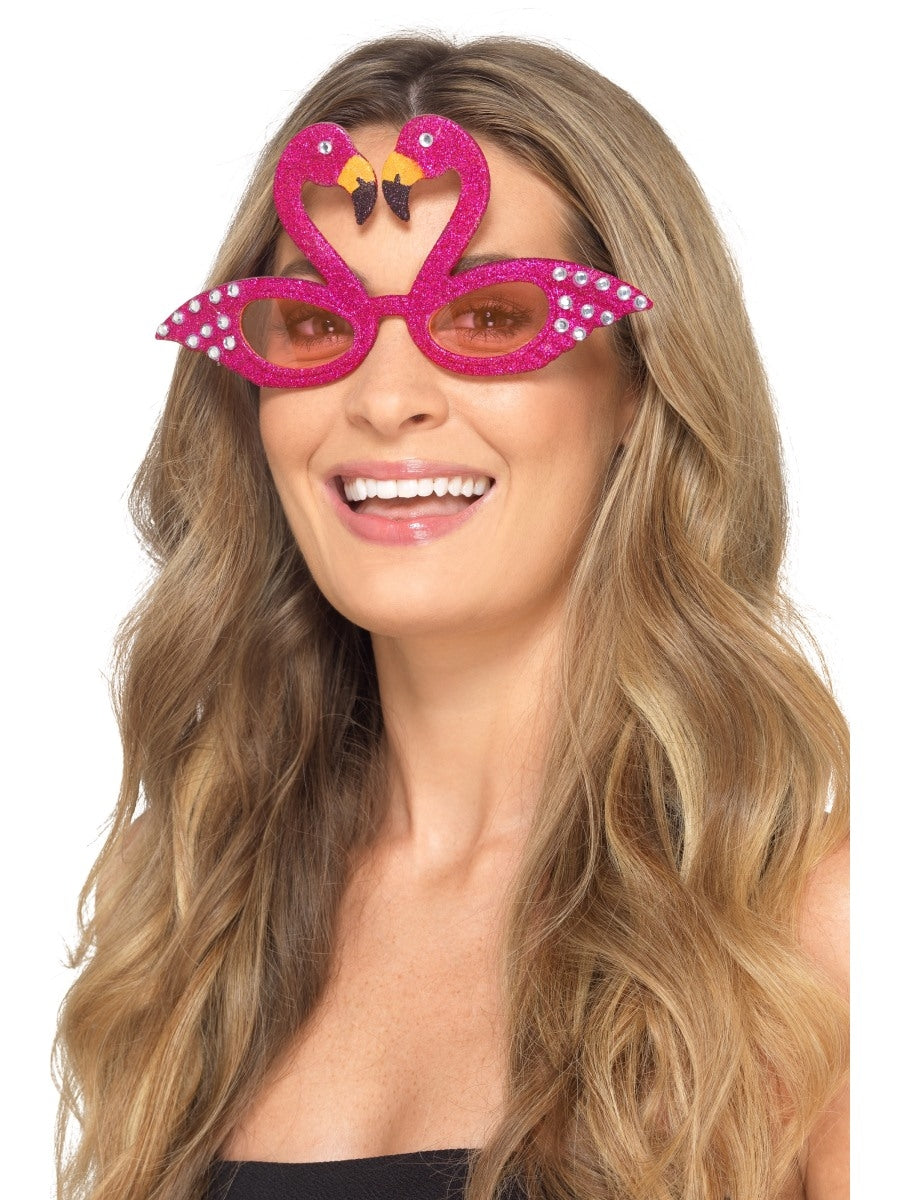 Flamingo Sparkle Glasses