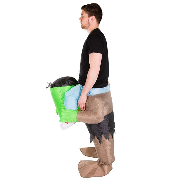 Inflatable Piggy Back Frankenstein Costume