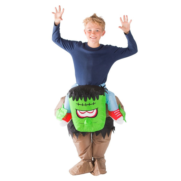 Kid's Inflatable Piggy Back Frankenstein Costume