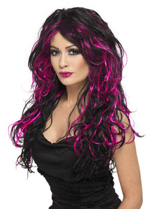 Pink Gothic Bride Wig