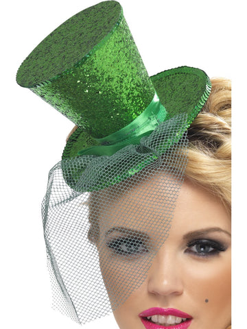 Fever Green Mini Top Hat