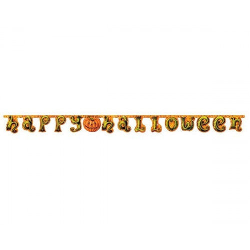 Happy Halloween Pumpkin Banner