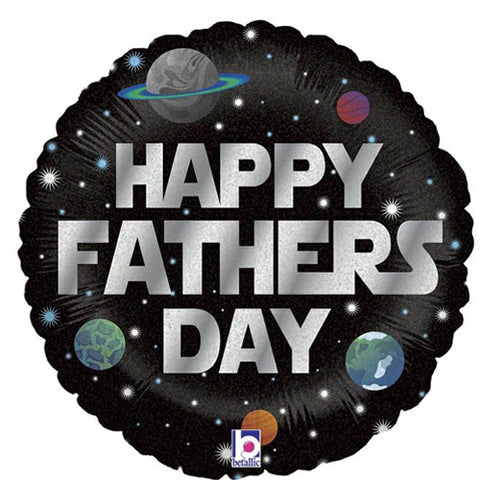 18 inch Father's Day Galactic Foil Balloon