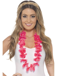 Neon Pink Hawaiian Lei