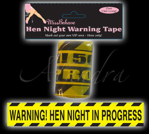 Hen Party Warning Tape
