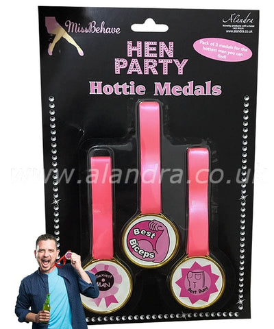 Hen Party Hottie Medals