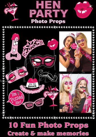 Hen Party Photo Booth Kit