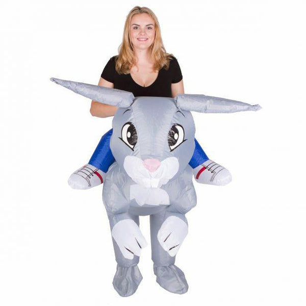 Inflatable Ride-On Giant Rabbit Costume