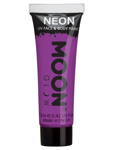 Moon Glow Intense Neon Purple UV Face Paint 12ml