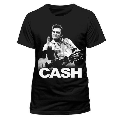 Unisex Johnny Cash Finger T-Shirt