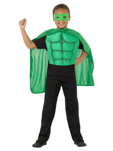 Kid's Green Superhero Set