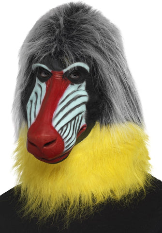 Latex Baboon Overhead Mask