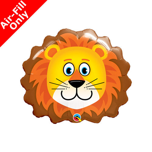 Lovable Lion Head Balloon on Stick