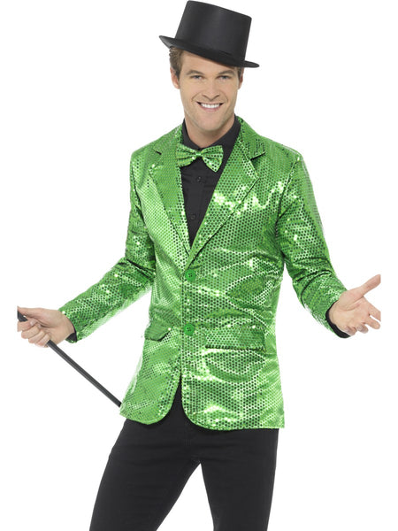 Men's Green Sequin Jacket