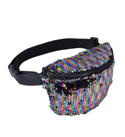 Multicoloured Sequin Bumbag