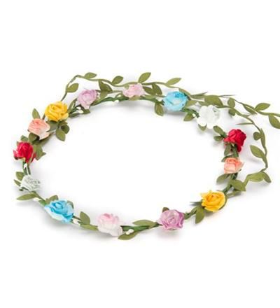 Rainbow Flower Garland