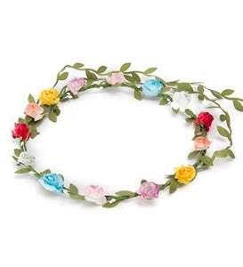 Rainbow Flower Garland