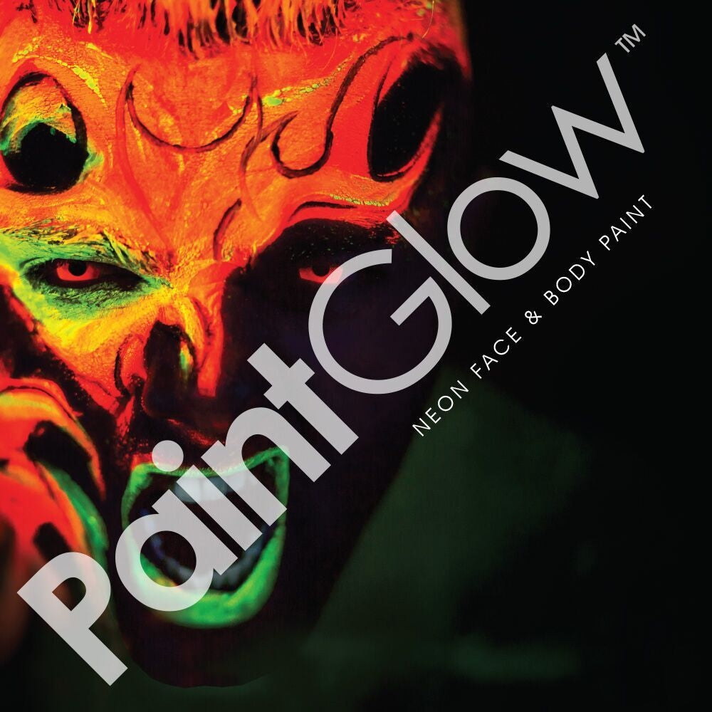 Paintglow Neon Red UV Face & Body Paint – Midlands Fancy Dress Redditch
