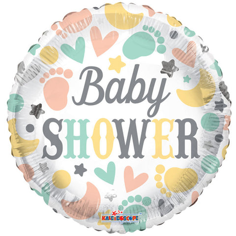 18 Inch Baby Shower Pastel Foil Balloon
