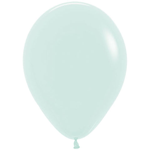 Pastel Matte Green Latex Balloons