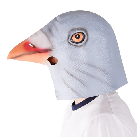 Latex Pigeon Overhead Mask
