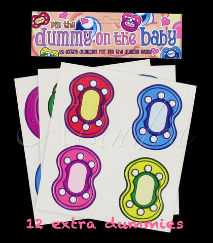 Pin The Dummy on the Baby Extra Dummies