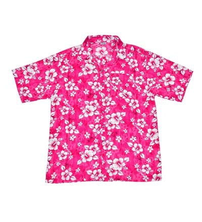 Budget Hibiscus Pink Hawaiian Shirt
