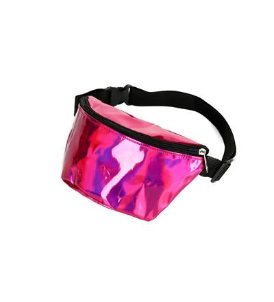 Pink Holographic Bumbag