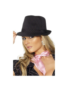 Pink Pinstripe Gangster Hat