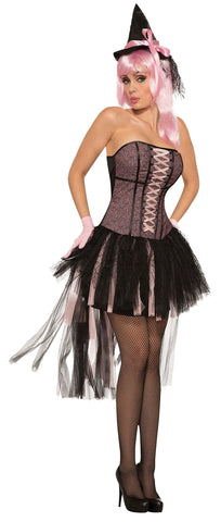 Pink Witch Pin-Up Costume